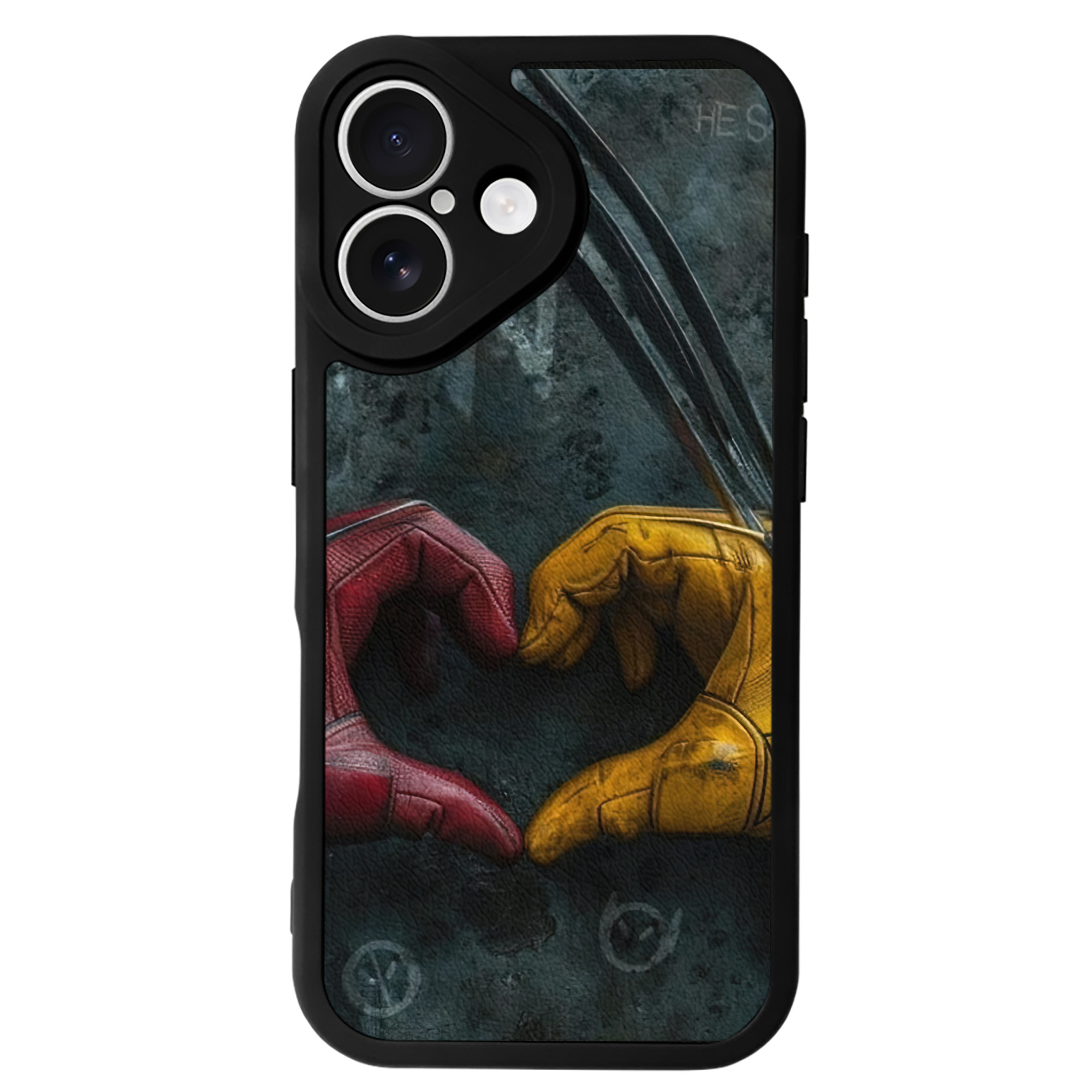 （画像用） Deadpool デッドプール 【iPhone 16シリーズ対応】シリコンスマホケース（レザー調） 材質：シリコン